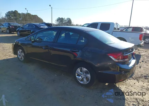 2013 Honda Civic Lx из США, поврежденный, VIN 19XFB2F5XDE063560